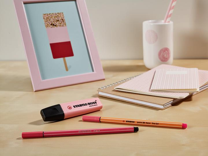 Image du produit STABILO Surligneur (Rouge rosé, 5 mm, 1 x)