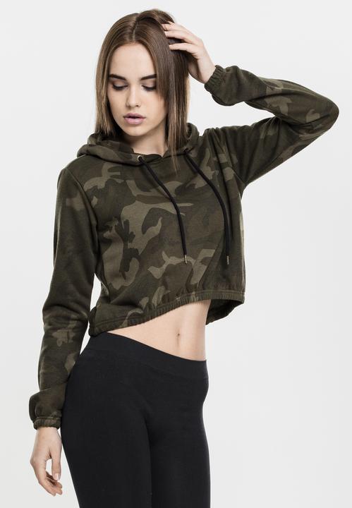 Immagine prodotto Urban Classics Felpa con cappuccio mimetica da donna (S)