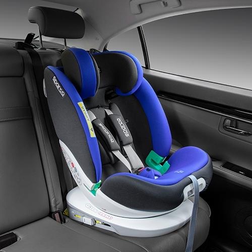 Produktbild Sparco SK3000 Blue (SK3000I BL) 40-150 cm (Kindersitzerhöhung, ECE R129/i-Size Norm)