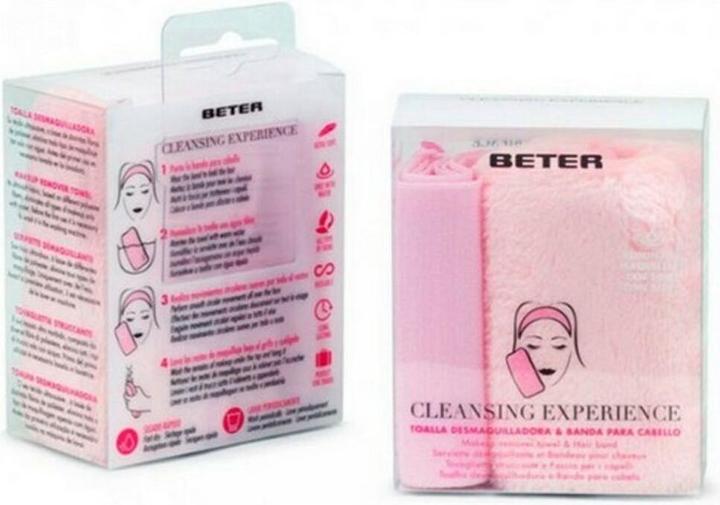 Image du produit Beter Kit serviette démaquillante et bandeau pour cheveux Cleansing Experience (Chiffons de nettoyage)