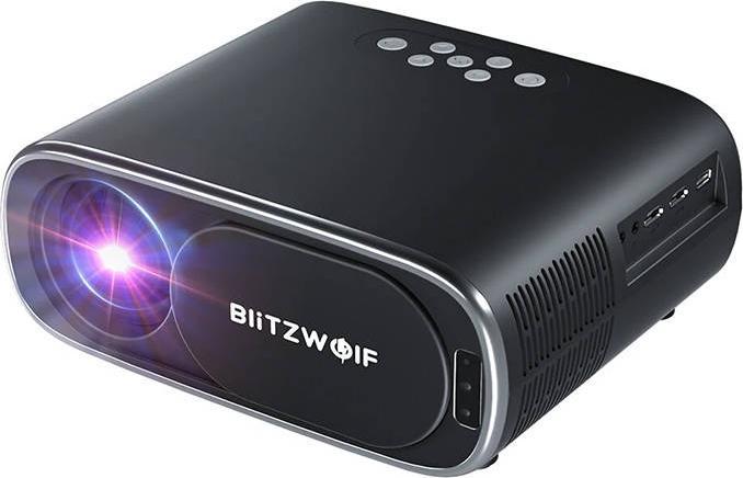 Image du produit BlitzWolf BW-V4 1080p LED beamer / projector, Wi-Fi + Bluetooth (black)