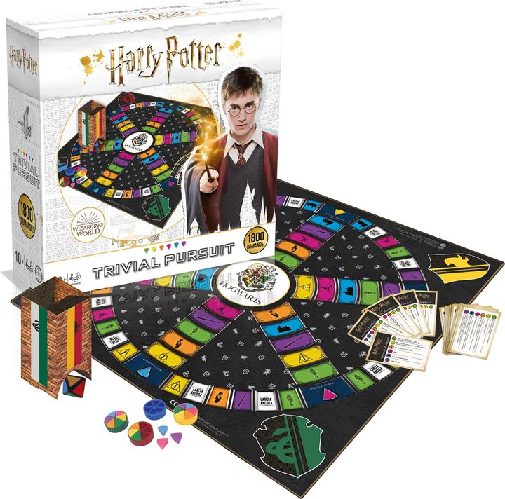 Actual product image Winning Moves WM00212-ITA-4 TRIVIAL PURSUIT - HARRY POTTER NEW 8-2021 (Italian)