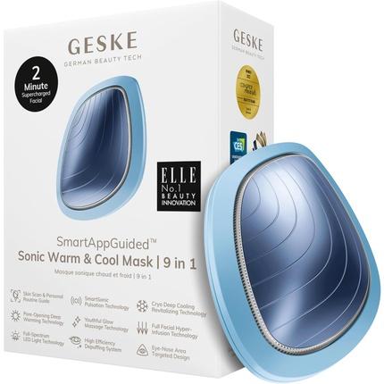 Actual product image Geske Smartappguidedtm Sonic Warm & Cool 9-in-1 LED Face Mask