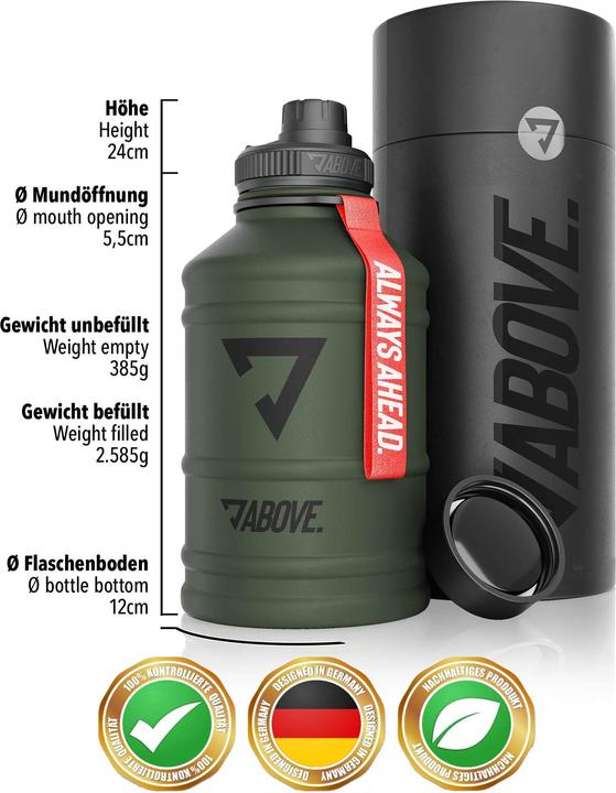 Actual product image Above Trinkflasche (2.20 l)