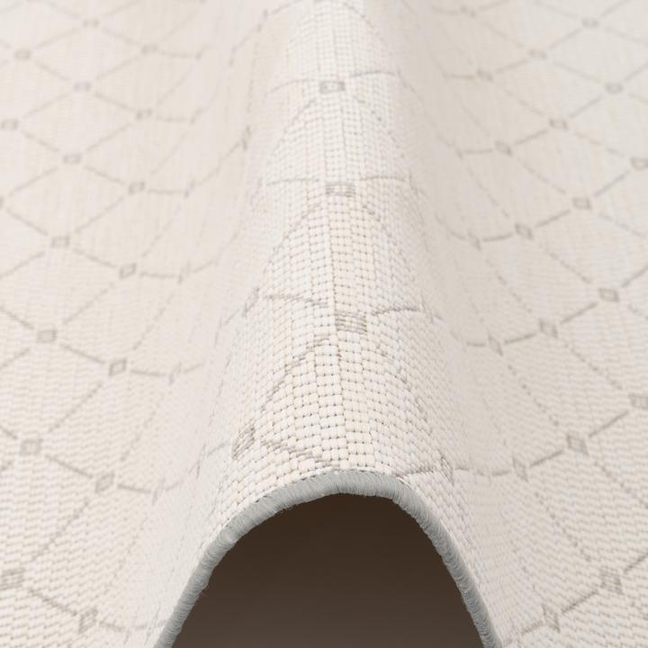 Produktbild Snapstyle In & Outdoor Teppich Flachgewebe Oslo Karo Modern (100 x 400 cm)