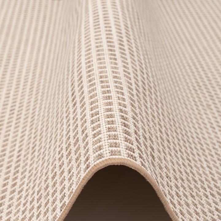 Produktbild Snapstyle In & Outdoor Teppich Flachgewebe Oslo Karo Modern (140 x 200 cm)