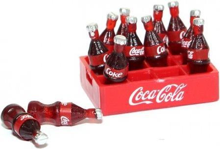 Xtra cassa con bottiglie di Coca-Cola