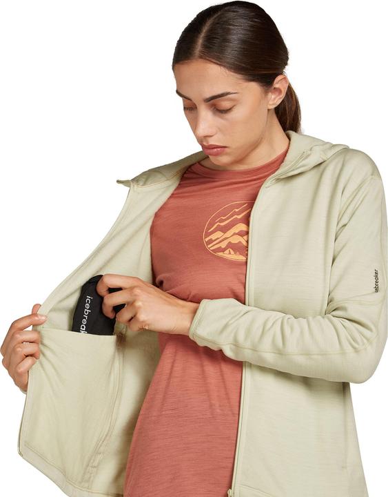 Immagine prodotto Icebreaker Felpa con cappuccio 360 RealFleece Elemental L/S da donna (M)