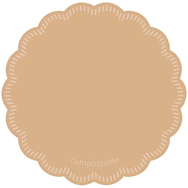 Image du produit Mank Napperon BASIC : SAND bord 25 (250 x, Dessous de verre)
