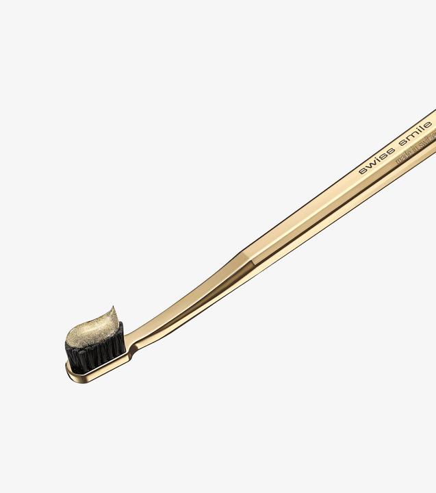 Actual product image Swiss Smile d'Or Gold Toothpaste & Toothbrush Set (75 ml)