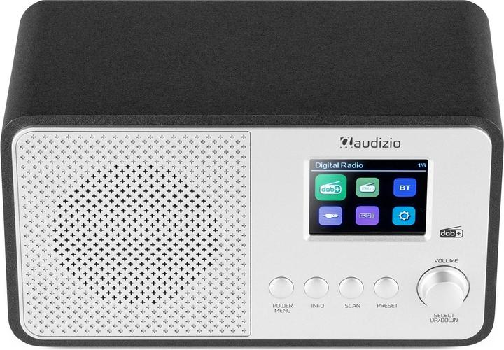 Produktbild Audizio DAB+ Radio Avio Silber, Radio Tuner: FM, DAB+ (DAB+, FM, Bluetooth)