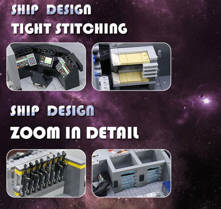 Produktbild Mould King Schlachtschiff Eclipse