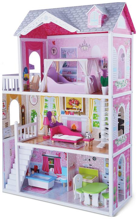 Actual product image Moni Wooden doll's house 4107 Aria 14 pieces