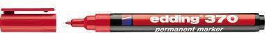 Produktbild Edding Permanentmarker 370 1mm rot (Rot, 1 mm, 1 x)