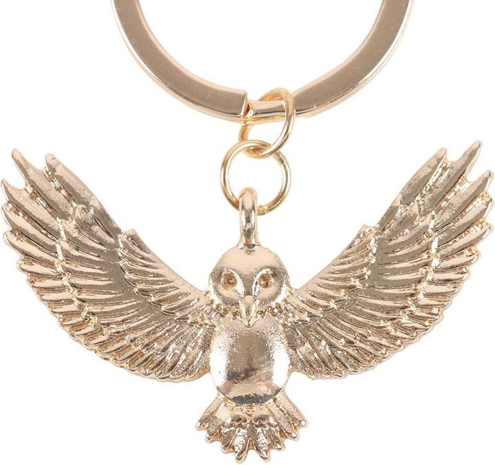 Actual product image Something Different Owl Metal Keyring