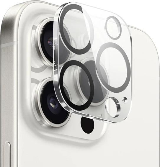 Actual product image Crong Lens shield protective glass IP 15Pro/15ProMax
