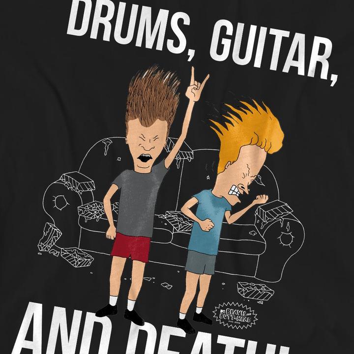 Produktbild Universal Textiles Drums Guitar & Death TShirt (XL)