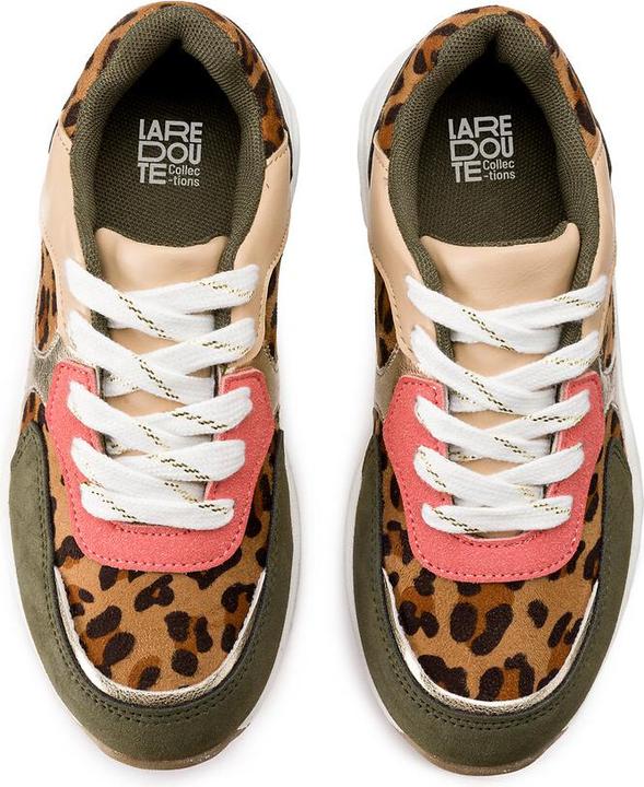 Actual product image La Redoute Collections Sneakers with lacing and leo print (32)