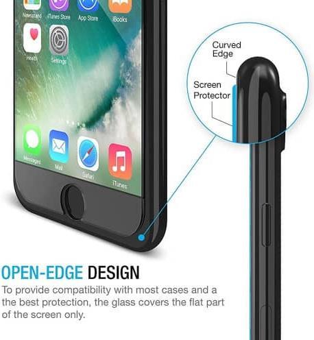 Produktbild Ueli Express iPhone SE / 8 / 7 Displayschutz Panzerglas Casefriendly (1 Stück, Apple iPhone SE, Apple iPhone SE (3rd Gen), Apple iPhone SE (2nd Gen), Apple iPhone 8, Apple iPhone 7)