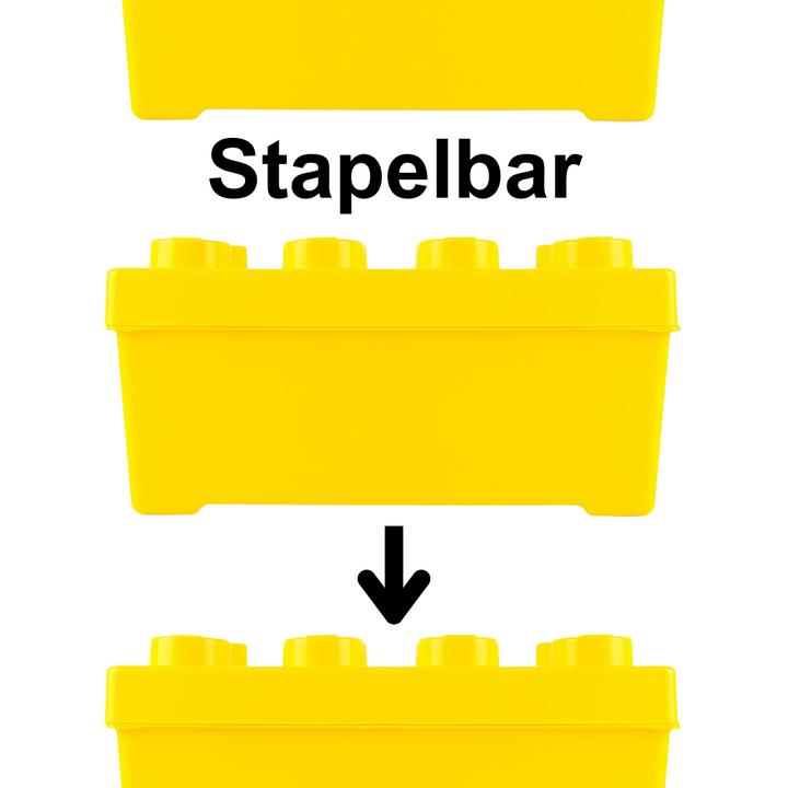 Image du produit LEGO Aufbewahrungsbox Mittel mit Deckel Stapelbar NEU Teile 2x