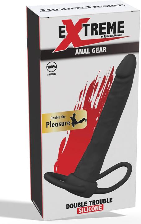 Actual product image Hidden Desire Double Trouble Anal Penetrator