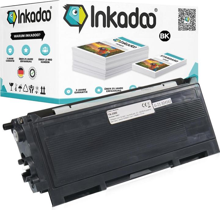 Produktbild Inkadoo Kompatibel Toner für Brother MFC-7225 N (BK)