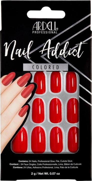 Ardell Nail Addict - Nail Addict Cherry Red (Nagelutensil, Cherry Red)