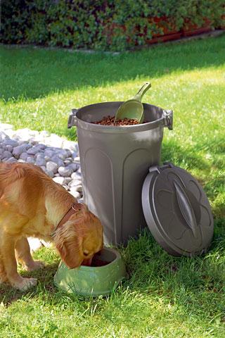 Actual product image Kerbl Zolux Food Container Jerry 23 l 37x32x46 cm grey colour