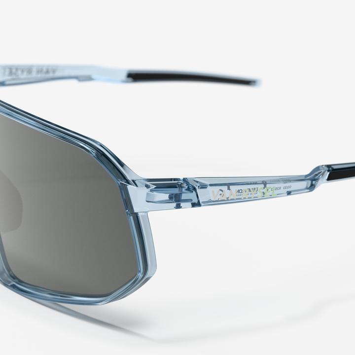Actual product image Van rysel Fahrradbrille Kategorie 3 Roadr 900 Perf blau/durchscheinend (Blue, Black translucent, Blue)