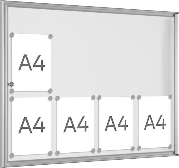 Image du produit kaiserkraft Vitrine d'affichage pour l'intérieur (Tableau magnétique, 98,5 x 76 cm)