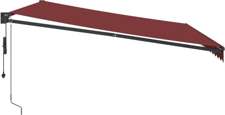 Immagine prodotto VidaXL Tenda da sole a bracci articolati Tenda da sole automatica rosso borgogna 450x300cm (4.50 m)