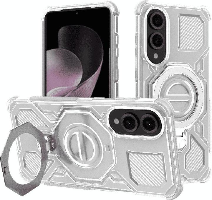 Actual product image Techsuit - Carbon Shield PRO - Samsung Galaxy S25 Edge - White Transparent (Samsung Galaxy S25 Edge)