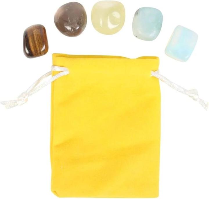 Actual product image Something Different Gemini Tumbled Stone (Pack of 5)