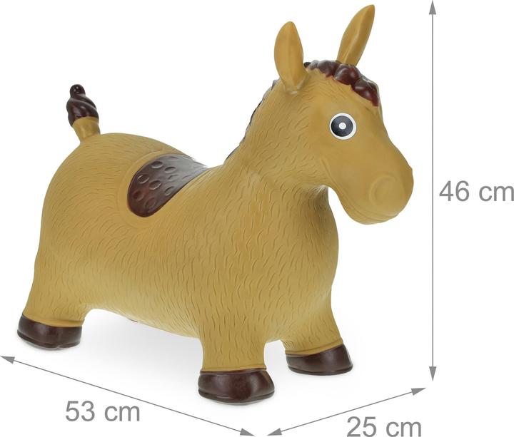 Actual product image Relaxdays Bouncy horse