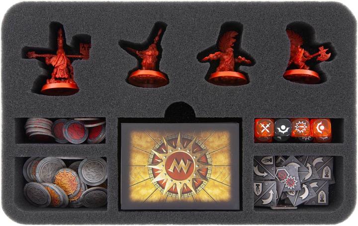 Actual product image Feldherr LBXLM01SET - Storage Box Bundle for Warhammer Underworlds: Shadespire + Nightvault - 16 (Foam material)