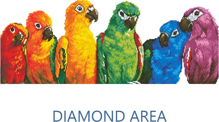 Produktbild Diamond Dotz Rainbow Parrots