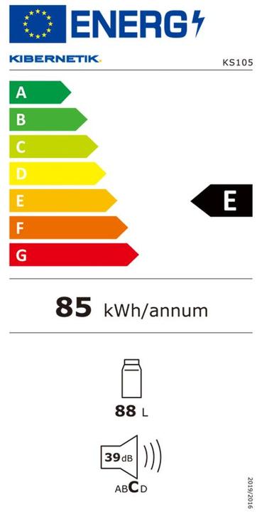 Energy Label Kibernetik KS105 (88.88 l)