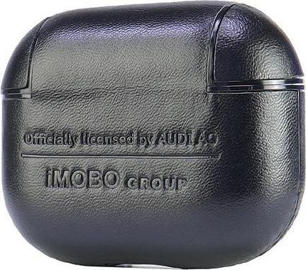 Actual product image Audi Leather Big Logo AirPods 3 cover czarny/black AU-AP3-GT/D3-BK (Headphone bag)