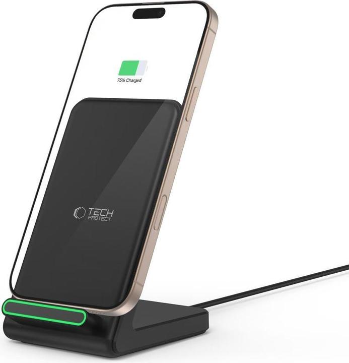 Produktbild Tech-Protect Dock station QI15W-A40 WIRELESS CHARGE Black (15 W)