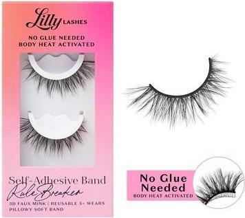Actual product image Lilly Lashes 3D Self Adhesive Eyelashes - No Lash Glue Needed (Artificial eyelashes)