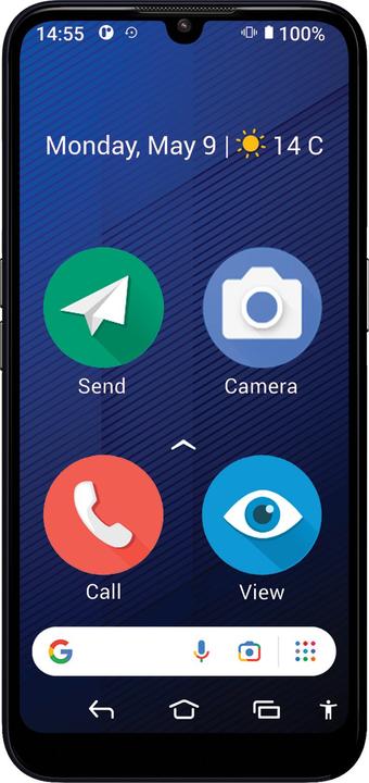 Actual product image Doro 8200 Plus ohne Netzteil (64 GB, Blue / Black, 6.10", Dual SIM, 16 Mpx, 4G)