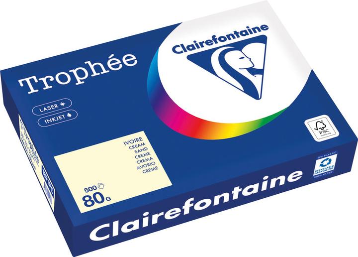 Immagine prodotto Clairefontaine Carta universale Trophée colorata (80 g/m², 500 x, A4)