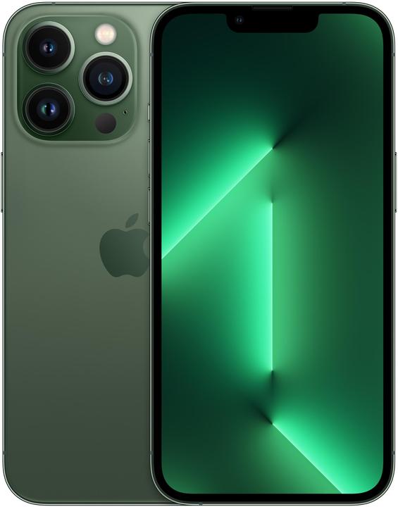 Actual product image Apple iPhone 13 Pro (128 GB, Alpine green, 6.10", SIM + eSIM, 12 Mpx, 5G)