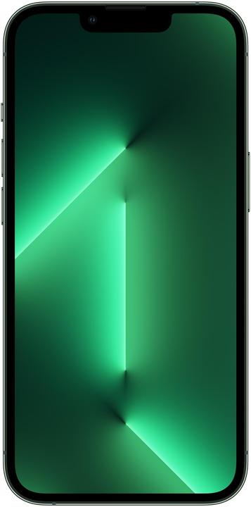 Actual product image Apple iPhone 13 Pro (128 GB, Alpine green, 6.10", SIM + eSIM, 12 Mpx, 5G)