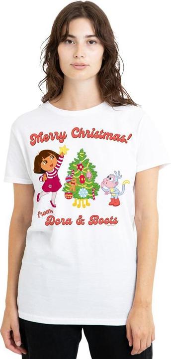 Produktbild Dora The Explorer Happy Holidays TShirt (L)