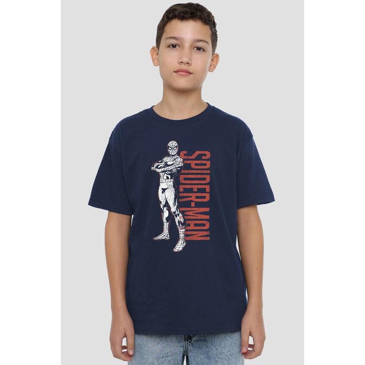 Immagine prodotto Spiderman Maglietta Posizione da Eroe Bambini (128)