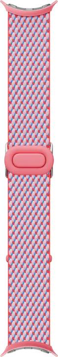 Produktbild Google Pixel Watch 3 (45mm), Woven Band, Peony (Kunststoff, Edelstahl, recyceltes Polyester-Garn)