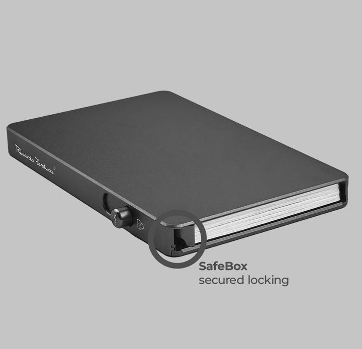 Image du produit Riccardo Ferducci Étui pour cartes de crédit, portefeuille, portefeuille slim, RFID, mini portefeuille