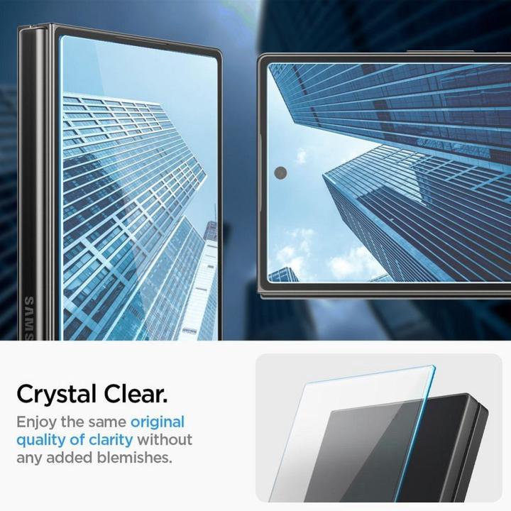 Produktbild Spigen EZ Fit Gehard Glas Clear Screenprotector Samsung Galaxy Z Fold 6 2-Pack (2 Stück, Samsung Galaxy S21)
