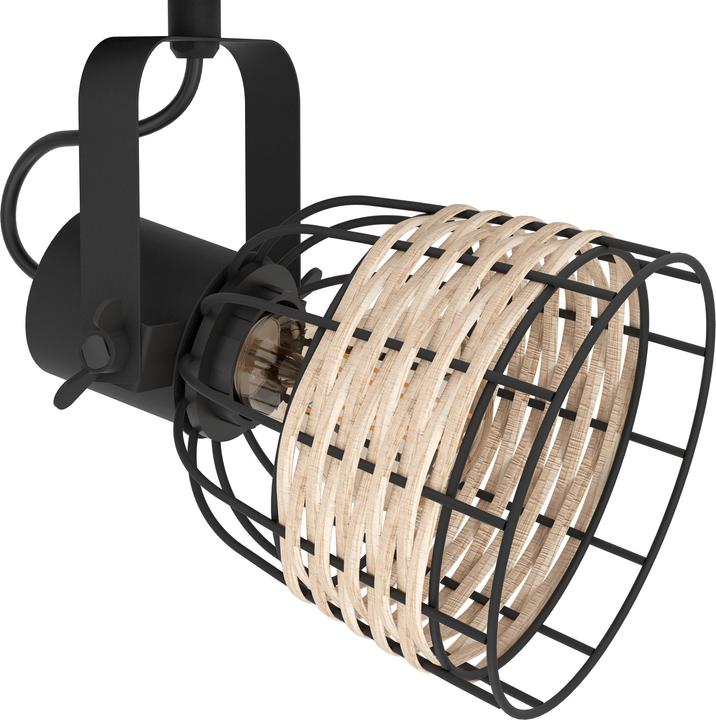 Produktbild EGLO Deckenleuchte ANWICK 1 3x E27 Schwarz/Braun (E27)